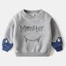 Cartoon Children's Clothing Boys' Sweatshirt Korean Style Baby Thick Fashionable Children's Clothing Jacket_viptrois.com