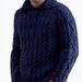 Men’s Casual Knit Sweater – Retro Cable Design, Breathable & Stretchy, Relaxed Fit For Urban Style (Grey, Navy, Wine Red & More)_viptrois.com