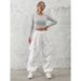 Women's Cargo Pants – Summer Casual Wide Leg Workwear Trousers With Drawstring (Black/Brown/Army Green, S-5XL)_viptrois.com