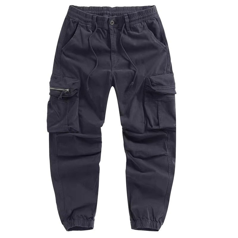 Men's Plus Size Cargo Jogger Pants – Stylish Multi-Pocket Winter Casual Pants For Urban & Outdoor Wear_viptrois.com
