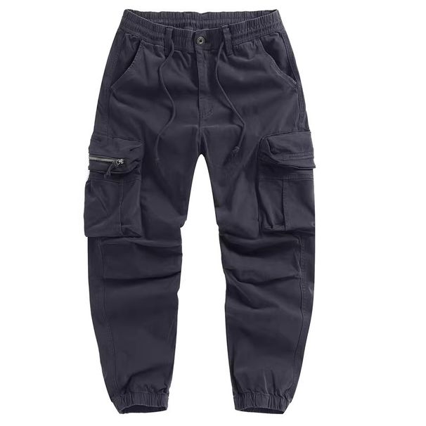 Men's Plus Size Cargo Jogger Pants – Stylish Multi-Pocket Winter Casual Pants For Urban & Outdoor Wear_viptrois.com