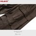 Man's clothing Pleated crease pants Men's and women's high street style micro-rado pocket casual cargo pants_viptrois.com