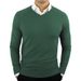Loom New Cross-Border European And American Autumn Winter V-Neck Sweater Men's Knitted Top Solid Color Foreign Trade_viptrois.com
