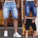 Men's Clothing Men's Stretch Denim Shorts Men's New Denim Shorts New_viptrois.com
