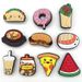 10 Sets Of Cute Food Series Shoes Flower Decorative Buckle Personalized DIY Student Garden Shoe Buckle Accessories_viptrois.com