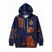 Digital Print, Casual Long-sleeved Hoodie Imitation Denim Men's Sweater_viptrois.com