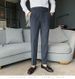 Men's Clothing Ins Temperament Versatile Casual Trendy Men's Nine Point Trousers Youth Popular Loose Type_viptrois.com