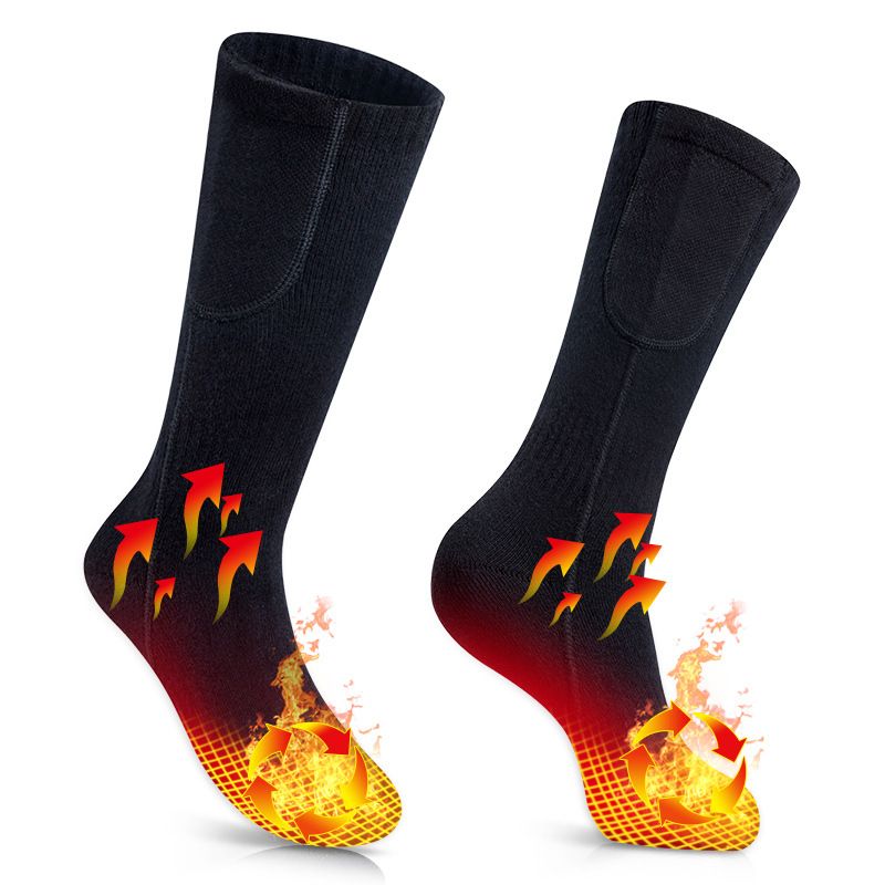 Charging warm and cold-proof socks, men and women heating socks, warm electric heating socks_viptrois.com