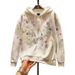 Men's High End Tie Dye Casual Sweatshirt Trendy Brand Foam Hoodie Autumn Top Standard Thickness Polyester Machine Washable_viptrois.com