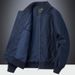 Men's Military Flight Jacket Bomber Coat - Lightweight Cotton Baseball Jacket With Hood, Ribbed Hem & Multiple Pockets_viptrois.com