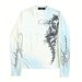Y2k Retro Print Cotton T-Shirt - Oversized Streetwear Tee With Vintage Letter Graphic, Soft Comfort Fit, Unisex Casual Long Sleeve Top_viptrois.com