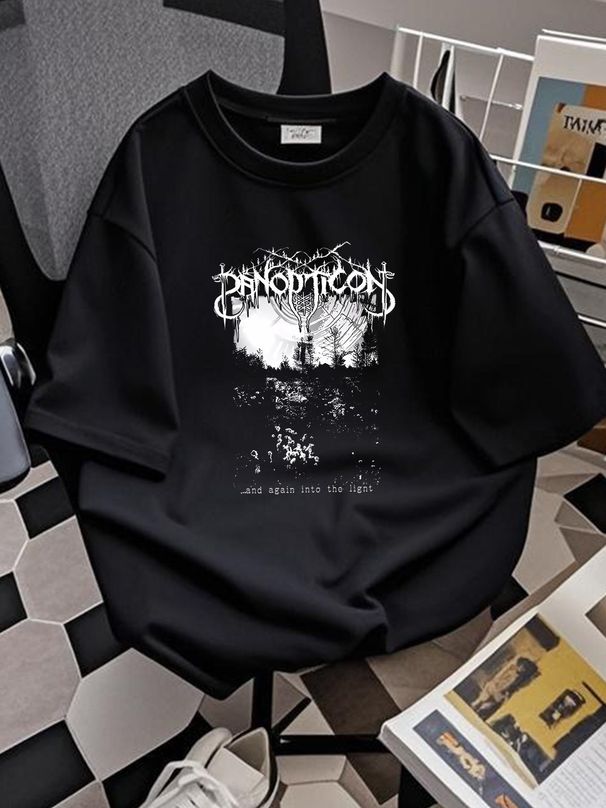 Limited NWT Panopticon And Again Into The Light America Folk Metal T-Shirt S-4XL Stretched Breathable Casual Homme Fashion Graphic Streetwear_viptrois.com