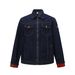 Jia Yi Ku Men's 2025 Spring New Style American Washed Blue Cowboy Jacket Exterior Work Set For Men_viptrois.com