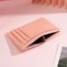 Card Holder Purse Wallets Pu Card Bag Thin Multi-card Simple Card Bag Double-sided Bank Card Cover_viptrois.com