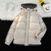 Men's Winter Hooded Jacket With Fleece Lining, Thickened Cotton Coat, Two-Stripe Design, Casual Outerwear For Big & Tall (Sizes M-8XL)_viptrois.com