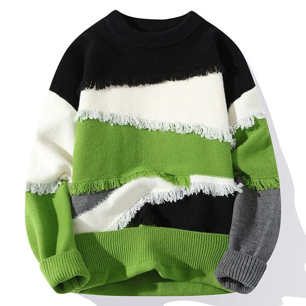 Men's Clothing New Mink Velvet Imitation Mink Velvet Trendy Brand High Quality Versatile Thickened Sweater Knitted Sweater Men_viptrois.com