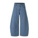 Men's Clothing Vertical Striped Denim Scimitar Pants Loose Wide Leg Floor Length Pants, European And American Trendy Brand, Versatile Drape Long Pants_viptrois.com