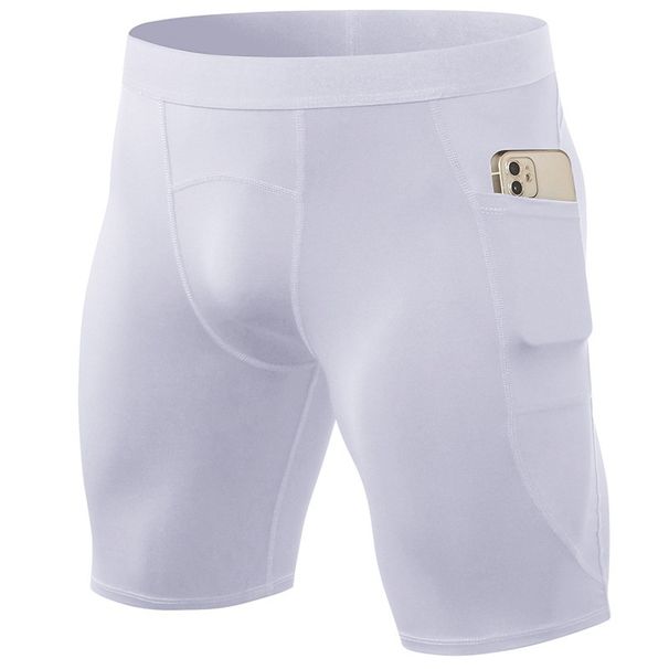 Pulse Men's Sports Tight Quick-Dry Training With Pockets Breathable Elastic Running Fitness Shorts 11408_viptrois.com