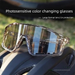 Cycling Outdoor Color Changing Sports Windproof Dustproof Goggles Colorful Sunscreen One-piece Sunglasses_viptrois.com