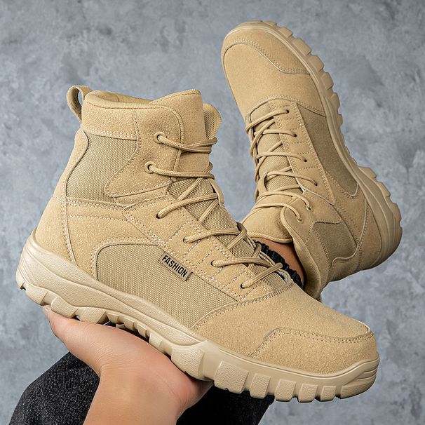European Warm Series Autumn Winter New High-top Sports Military Fashion Casual Outdoor Hiking Trekking Martin Boots Men's Shoes_viptrois.com