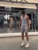 Men's Python Print Quick Dry Breathable Shorts Summer Thin Moisture Wicking Sweat Wicking Four Point Basketball Sports Five Point Pants_viptrois.com