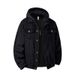Autumn Winter Hooded Denim Jackets Men Casual Streetwear Outerwear Solid Color Loose Couple Denim Coats Hat Detachable Jacket_viptrois.com
