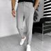 Premium Products Premium Products 2024 Men's Waffle Casual Sports Solid Color Pants_viptrois.com