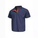 Men's Corduroy Henley Shirt - Short Sleeve Casual T-Shirt With Button Placket (S-5XL, Breathable Polyester, Relaxed Fit)_viptrois.com