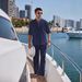 Men's Clothing Men's Solid Color Casual Cotton Long Sleeve Henry Shirt Pants Set_viptrois.com