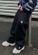 Men's Clothing Elastic Rope Zipper Sweatpants Solid Color Casual Trousers High Hip Hop Rap Street Y2k_viptrois.com