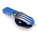 Stainless Steel Cutlery 4 In 1 Outdoor Picnic Tableware Foldable Knife Fork Spoon Bottle Opener Folding Pocket Cutlery Set_viptrois.com