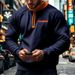 Pure Cross-Border Autumn Winter Stand Collar Half-Zip Color Block Pocket Fleece Loose Fit Men's Sweatshirt High-End Feel Top_viptrois.com