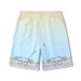 Men's Clothing Retro Palace Digital Printing Leisure Suit Beach Loose Short Sleeved Shirt Shorts_viptrois.com