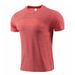 Men's short sleeved sports T shirts quick drying clothes summer casual tops personality European and American running clothes fitness clothes_viptrois.com
