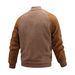 New Men's Autumn And Winter Collection: Corduroy And Tweed Sleeve Flight Jacket, Men's Casual Coat_viptrois.com
