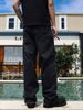 Men's Clothing Blue Jeans Men's Slim Fit Pants Ripped Patch Pants Men's Distressed Trousers_viptrois.com