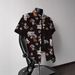 New 2026 Ice Silk Beach Flower Shirt Short Sleeve Men's Summer Beach Vacation Men's Clothing_viptrois.com
