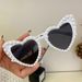 New Candy Color Heart Bride Glasses Sweet Love Party For Women High-end Heart-shaped Pearl Sunglasses_viptrois.com