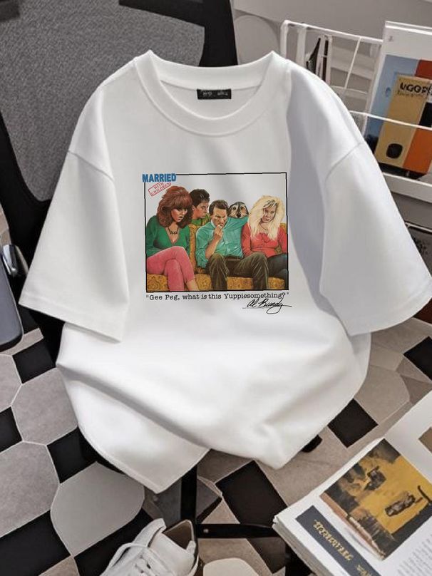 AL Bundy Married With Children Shirt Large Tv Promo Vintage 80s Sted Slightly Versatile Designer Clothes Comfortable Graphic Homme Fashion Soft_viptrois.com