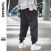 Men's Clothing Thai King Fashion Casual Pants Men 2024 Winter New Men's Sports Pants Loose Fashion Elastic Waist Sweatpants_viptrois.com