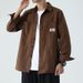 K Men's Workwear, Long Sleeved Shirt, Casual Loose Fit, No Iron Business Shirt, Jacket_viptrois.com