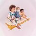 Long Sleeved Children's Home Clothes New Spring And Autumn Boys And Girls Suits Cotton Cute Excavator Home Clothes Two Piece Suit_viptrois.com