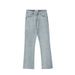 Men's Clothing High Street Hip Hop Style Bell Bottom Pants Zipper Casual Jeans_viptrois.com