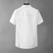 Summer New Men's Shirt Fashion Trend All Match Free Ironing Solid Color Bee Short Sleeved Half Sleeved Shirt_viptrois.com