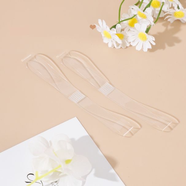 Shoe Accessories New style pearl diamond strap high heel sandals no heel anti fall heel straps no installation required elastic adjustable_viptrois.com