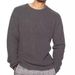 Men's Clothing New Men's Long Sleeved Round Neck Casual Men's Knitted Sweater Loose Pullover Solid Color Top_viptrois.com