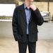 Casual Suit, Men's Korean Version, Loose Fit, Teenage Handsome Work Clothes, Outerwear, Top_viptrois.com
