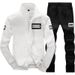 Men's Casual Tracksuit Set – Slim-Fit Long Sleeve Two-Piece (M-8XL, 6 Colors) Streetwear Style For Spring & Fall_viptrois.com