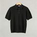 New Men's Vintage Style Polo Shirt Lapel Collar Lightweight Luxury Short Sleeve Fashionable And Simple Knitwear Top_viptrois.com