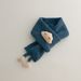 Kids'scarves Cute cloud super cute plush cross thickened warm boys and girls bibs_viptrois.com